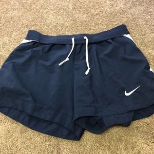 Blue & White Nike Athletic Shorts